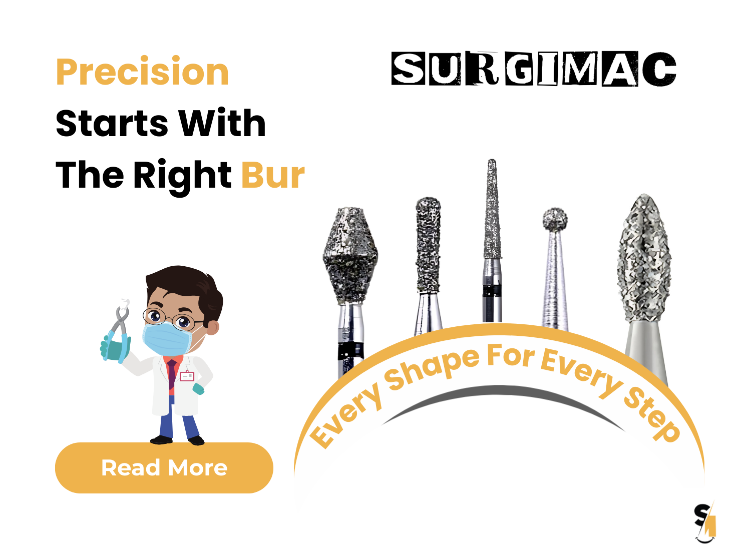 Best Dental Bur Shapes for Accurate Tooth Prep