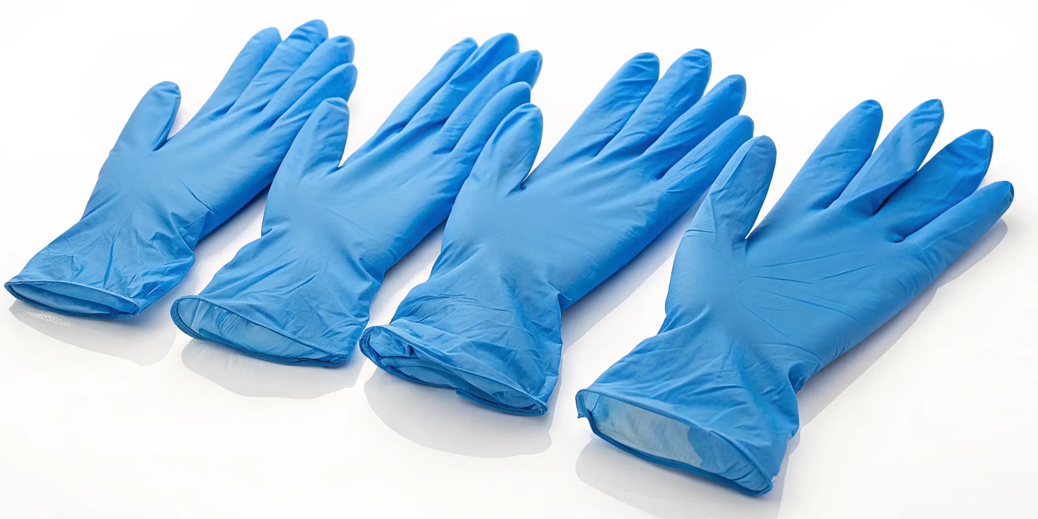 Powder-free nitrile examination gloves providing durable protection for dental practices.
