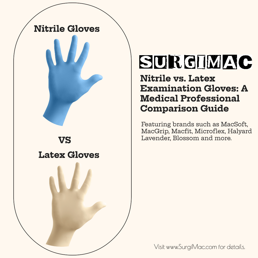 Nitrile vs. Latex Examination Gloves: A Medical Professional Comparison Guide