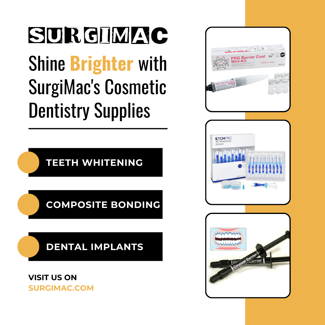 Shine Brighter with SurgiMac's Cosmetic Dentistry Supplies