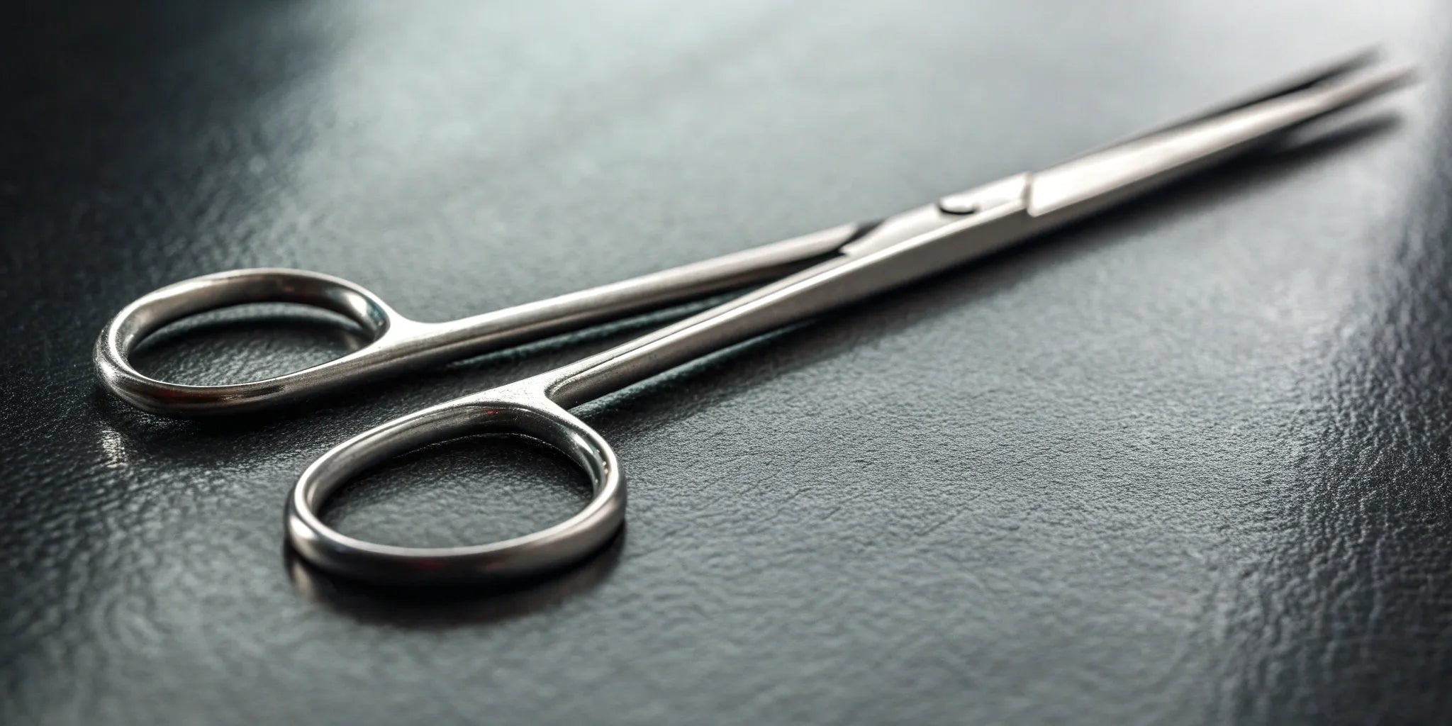 Castroviejo scissors, a precision surgical instrument for microsurgery and dental procedures.
