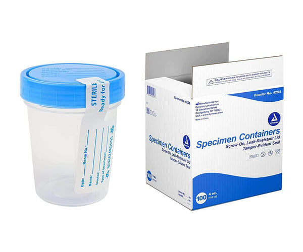 Dynarex Specimen Containers - Bedside Supplies – SurgiMac