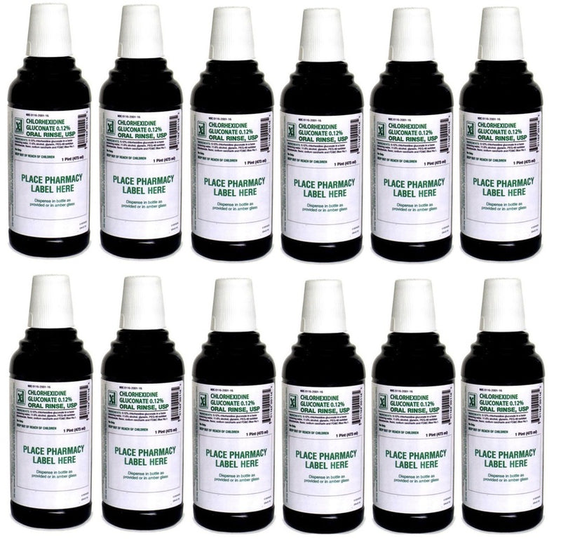 Chlorhexidine (Peridex) Gluconate 1.2 mg / mL Mouthwash Bottle 473 mL 929992