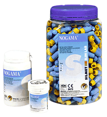 Silmet | Nogama 2 1 spill Dispersed Phase Alloy, Fast Set, 500 Capsules/Bulk Pack. 69.5% | 104-0-110491