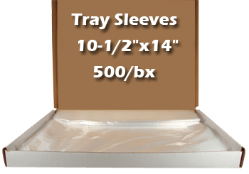 MARK3 | Tray Sleeves Plastic Ritter B 10.5x14" 500/bx by MARK3 | 100-2105