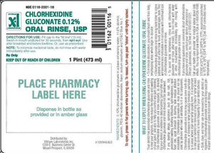 Chlorhexidine (Peridex) Gluconate 1.2 mg / mL Mouthwash Bottle 473 mL 929992-1