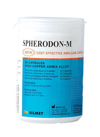 Silmet | Spherodon M 1 Spill Regular Set Admix Alloy 45.5% Ag, High Copper, Non Gamma | 104-0-121471