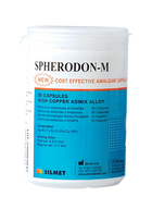 Silmet | Spherodon M 2 Spill Fast Set Admix Alloy 45.5% Ag, High Copper, Non Gamma II | 104-0-120472