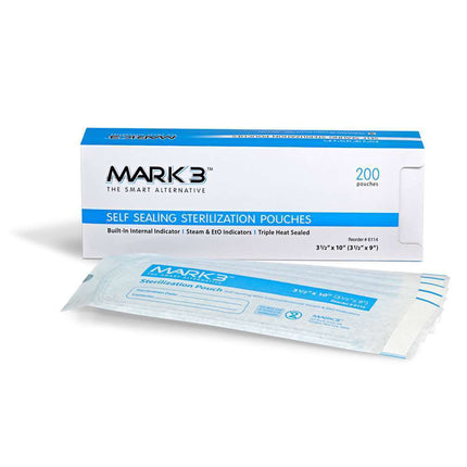MARK3 Self Sealing Sterilization Pouches 200/bx