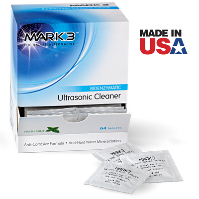 Ultrasonic Enzyme Cleaning Tablets by Mark3 64 pcs/box