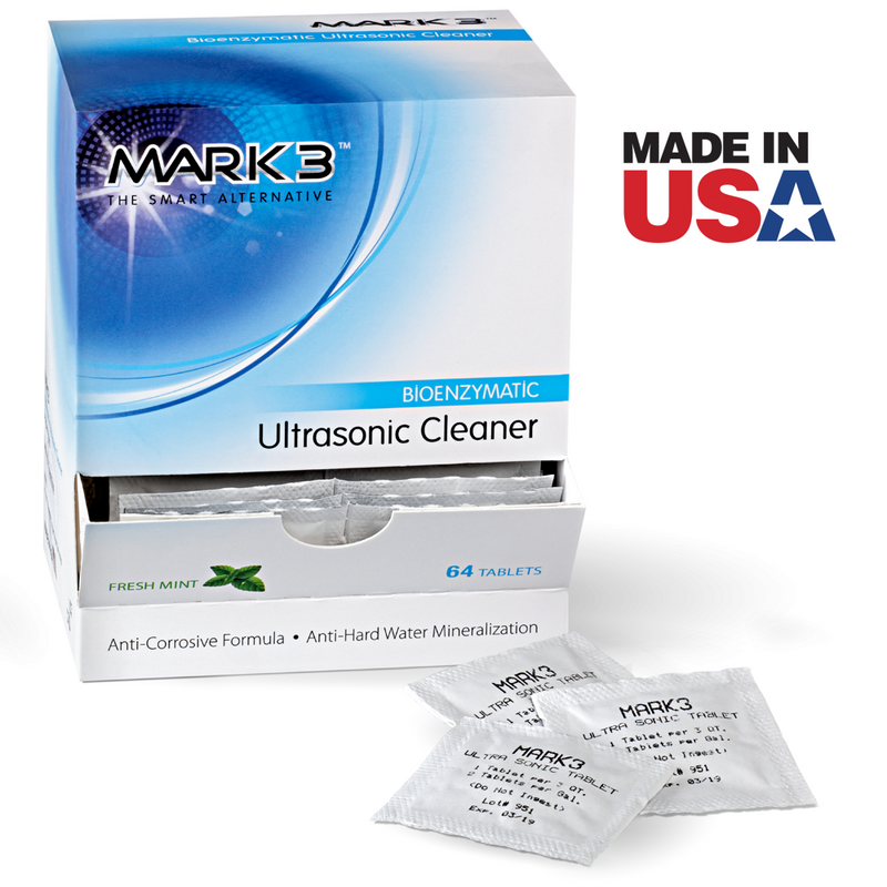 Ultrasonic Enzyme Cleaning Tablets by Mark3 64 pcs/box 7640
