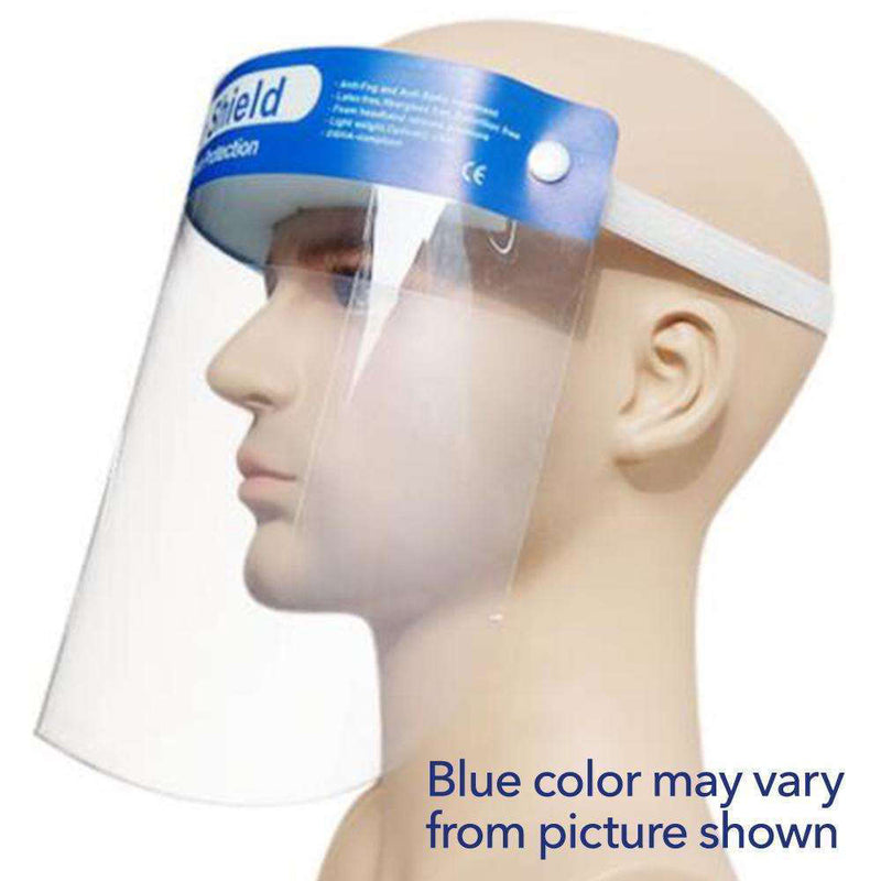Anti-Fog Disposable Face Shield Blue 1/pk by MARK3 100-1980