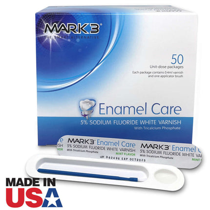 Enamel Care 5% Sodium Fluoride Varnish w/TCP, Assorted 200x 0.4ml Unit | 1689 | | Dental Supplies, Fluorides, Preventives | MARK3 | SurgiMac