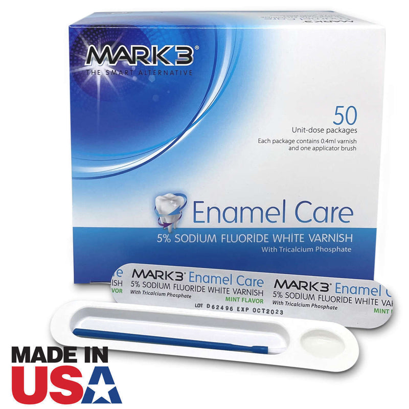 Enamel Care 5% Sodium Fluoride Varnish by MARK3 100-1689