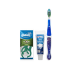 Kids 6+ Solution Manual Bundle Includes Oral-B Kids 6+ Years Toothbrush in Fun Kid’s Graphics, Crest Cavity Protection Sparkle Fun Flavor Toothpaste (.85 Oz), Oral-B Glide Pro-Health Original Floss 80338957-1