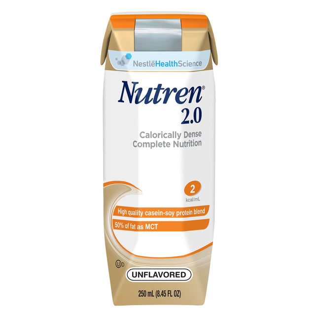 Nestle | Tube Feeding Formula Nutren 2.0 Unflavored Liquid | 00798716162302