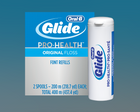 Oral-B Glide Pro-Health Original Floss refill, 2 - 200 meter floss refills