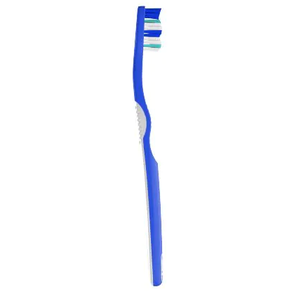 Healthy Clean Toothbrush, 40 Soft, 3 Assorted Colors: Green, Dark Blue & Red, 12/bx