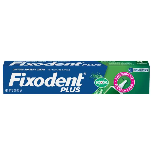 Fixodent Plus Scope Denture Adhesive, 2.0 oz tube, 24/cs 80362547