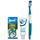 Oral-B Crossaction All-In-One Toothbrush (35 Extra Soft); Crest Pro-Health Gum Detoxify Toothpaste (.85 Oz); Oral-B Glide Plus Scope Outlast Floss Picks, (3-Pack Sachet); Free Patient Sample Bags, 72 Bundles/cs