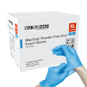Vinyl Exam Glove MacGrip: Affordable Hand Protection - SurgiMac 3116-XL-CS