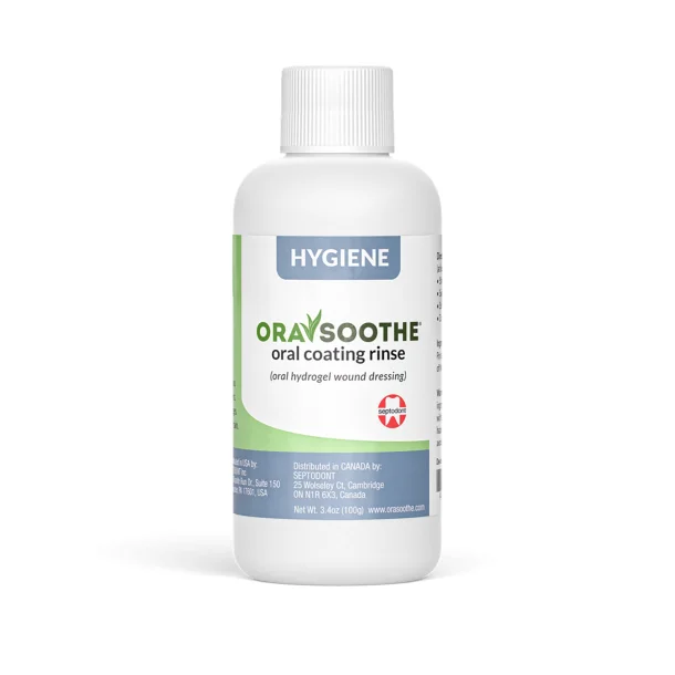 Septodont | Septodont OraSoothe Oral Coating Rinse, Hygiene 3.4 Oz. Bottle | 01S0630