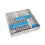 SurgiMac #10 Instrument Cassette with Double Compression Rail, Stainless Steel, Pro Series, 1/Pk | SurgiMac Dental Supply