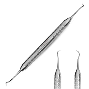 SurgiMac 204S Sickle Scaler, Double-Ended, Stainless Steel, Hexa Series, 1/Pk | SurgiMac Dental Supply
