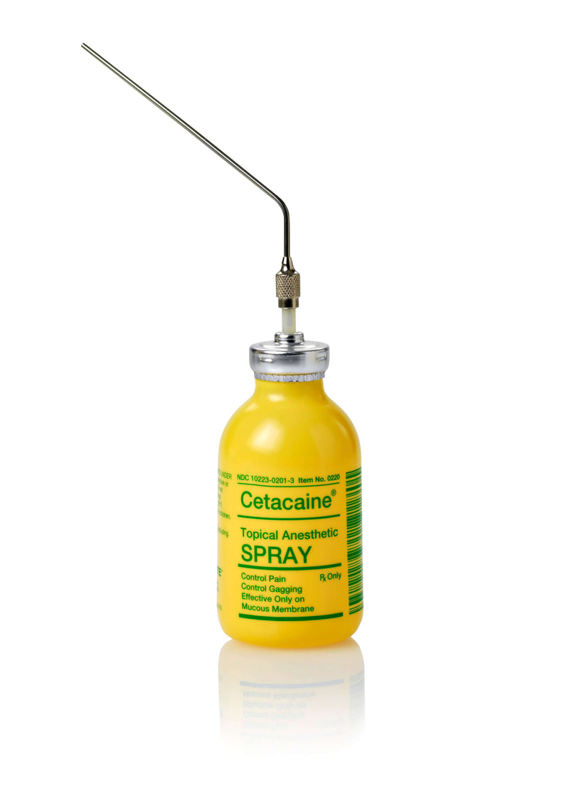 Cetylite Cetacaine Topical Anesthetic Spray (20g Bottle, 1 SS Cannula) | SurgiMac Dental Supply