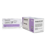 SurgiMac 4-0 18" Braided and Coated Suture, Braided, 19mm C-6 3/8 Circle Reverse Cutting Needle, MacSuture, 12/Pk | SurgiMac Dental Supply