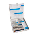 SurgiMac #10 Instrument Cassette, Osteotomes Kit, Stainless Steel, Pro Series, 1/Pk | SurgiMac Dental Supply