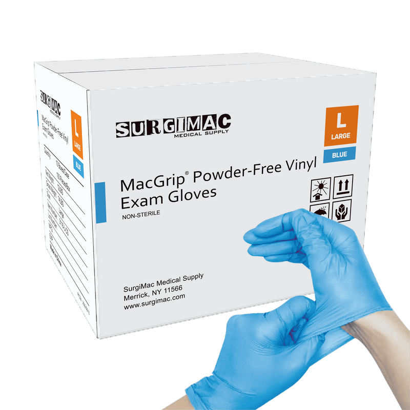 Vinyl Exam Glove MacGrip: Affordable Hand Protection - SurgiMac 3116-L-CS