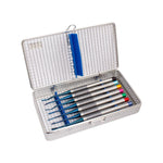 SurgiMac #7 Instrument Cassette with 7 PDL Periotome Root Luxating Elevator, Stainless Steel, Pro Series, 1/Pk | SurgiMac Dental Supply