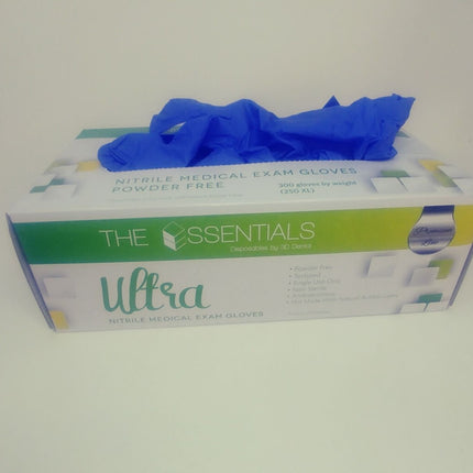 Essentials Powder free Ultra Nitrile Exam Gloves