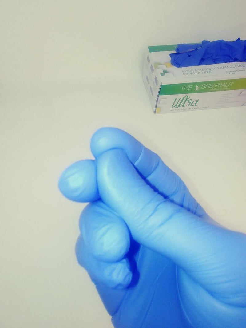 Essentials Powder free Ultra Nitrile Exam Gloves | SurgiMac Dental Supply