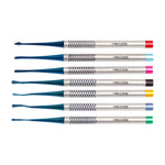 SurgiMac PDL Periotome Root Elevator Set of 7 luxating Elevator, Stainless Steel, Pro Series, 7/Pk | SurgiMac Dental Supply