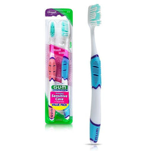 Technique Toothbrush, Patented Quad Grip, Sensitive Bristles, Full Head, 1 dz/bx 516PG