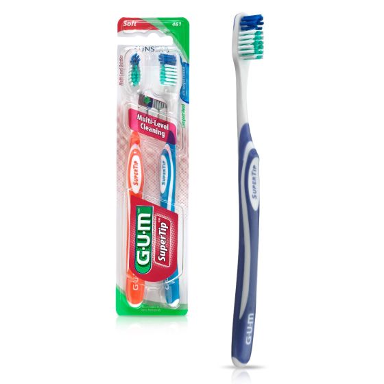 Sunstar | SuperTip Toothbrush, Soft Bristles, Compact Head, 1 dz/bx | 461PG