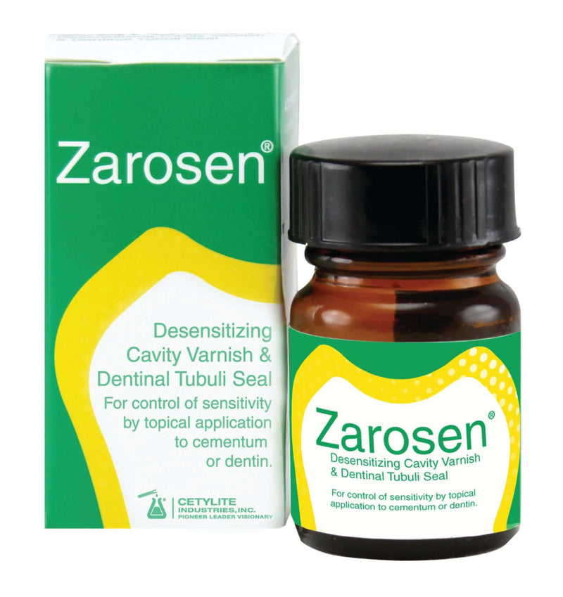 Cetylite Zarosen Desensitizing Cavity Varnish and Dental Tubuli Seal | SurgiMac Dental Supply