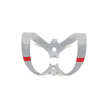 Hygenic Fiesta Color Coded Clamps. #9 (red) winged metal dam clamp. Anterior | SurgiMac Dental Supply