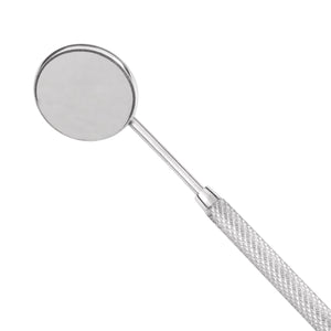 SurgiMac Mirror w/ Handle, Simple stem, Stainless Steel, Eco Series, 1/Pk