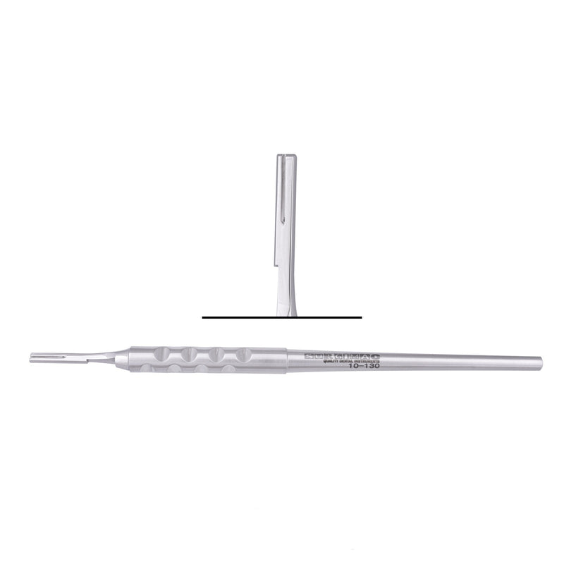 SurgiMac #5 Scalpel Handle, Round Handle, 14.5cm, Straight, Stainless Steel, Air Series, 1/Pk