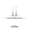 Air Series Goldman-Fox Curette, Double Ended, 1/Pk