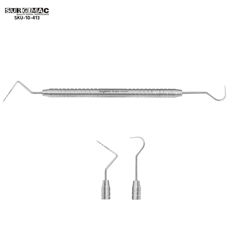 SurgiMac #23/Williams Color Coded Expro, Standard Handle, Double-Ended, Stainless Steel, Eco Series, 1/Pk | SurgiMac Dental Supply