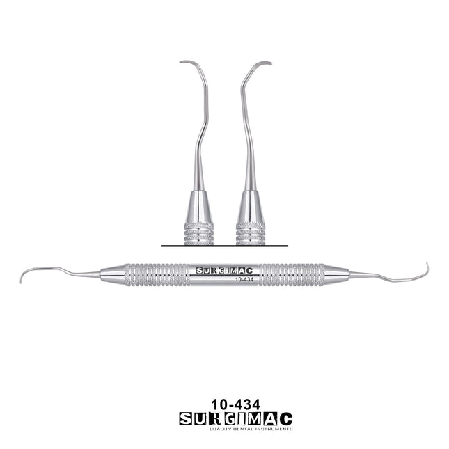 SurgiMac #3/4 Langer Curette, Double-Ended, Stainless Steel, Air Series, 1/Pk