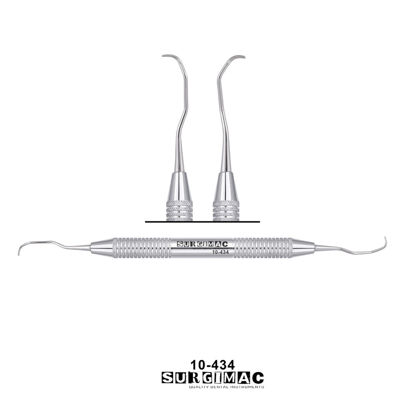 SurgiMac #3/4 Langer Curette, Double-Ended, Stainless Steel, Air Series, 1/Pk