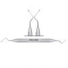 SurgiMac 3/7 Hirschfeld File, #6 Handle, Double-Ended, Stainless Steel, Air Series, 1/Pk