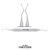 SurgiMac #1 Buccal-Lingual Quetin Furcation Curette, Double-Ended, Stainless Steel, Air series, 1/Pk