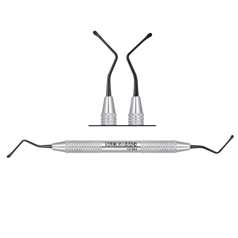 SurgiMac #84 Lucas Curette, Smooth, 2.2mm, Black (TiN), Stainless Steel, Air Series, 1/Pk