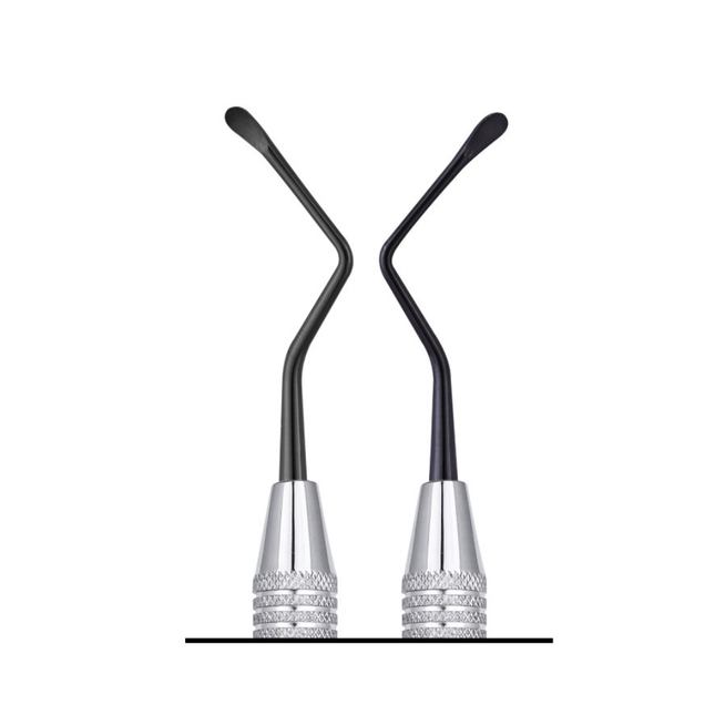 SurgiMac #85 Lucas Curette, Smooth, 2.5mm, Black (TiN), Stainless Steel, Air Series, 1/Pk